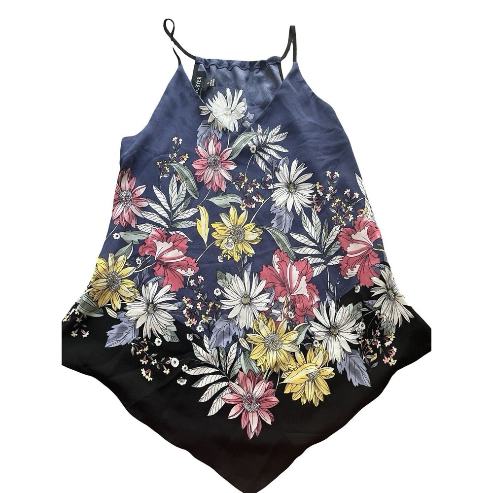 A.Byer Women's Size M Sleeveless Top Multicolor Floral Print SM